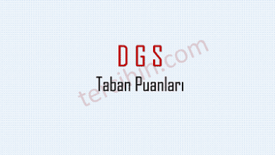 2026 dgs taban puanları