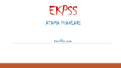 EKPSS Atama Puanları ve Yerleri 2024