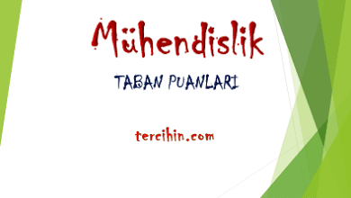 mühendislik bölümlerinin taban puanları ve sıralamaları 2024